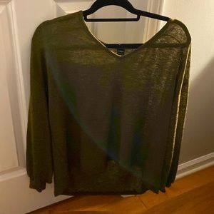 Olive green women’s top from SHEIN